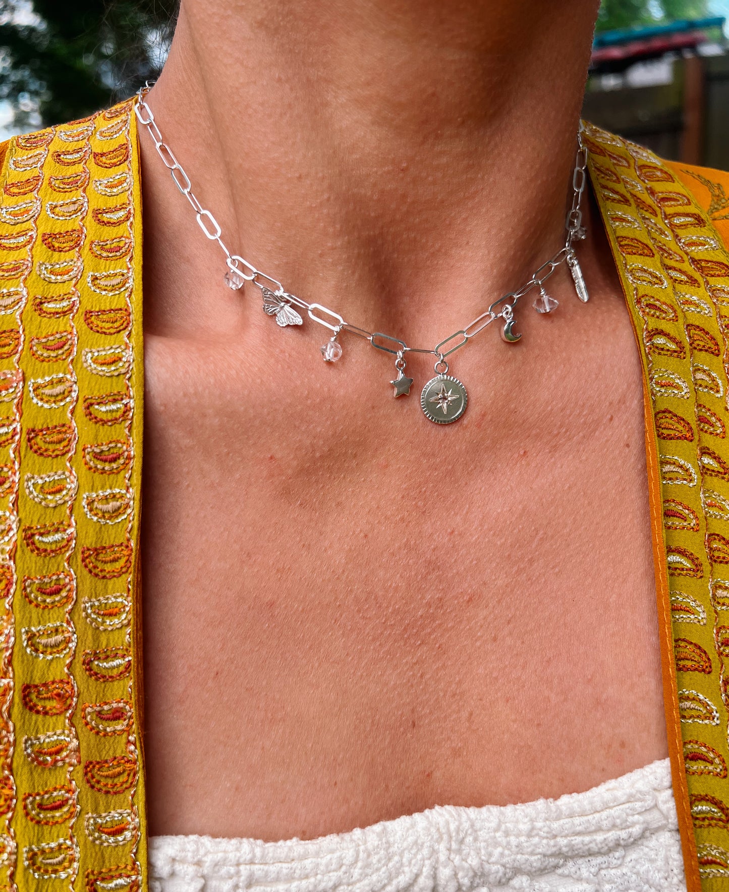 Flora Luna Charm Necklace