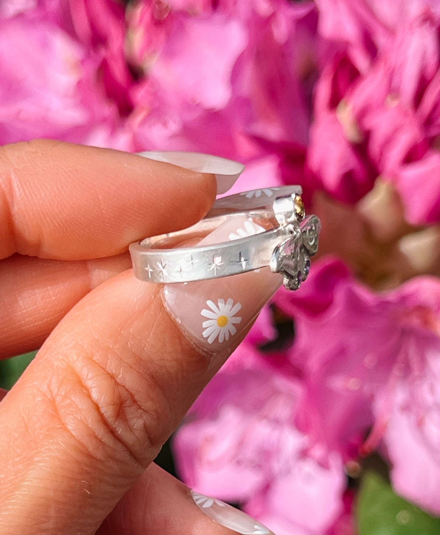 Luna Moth Ring