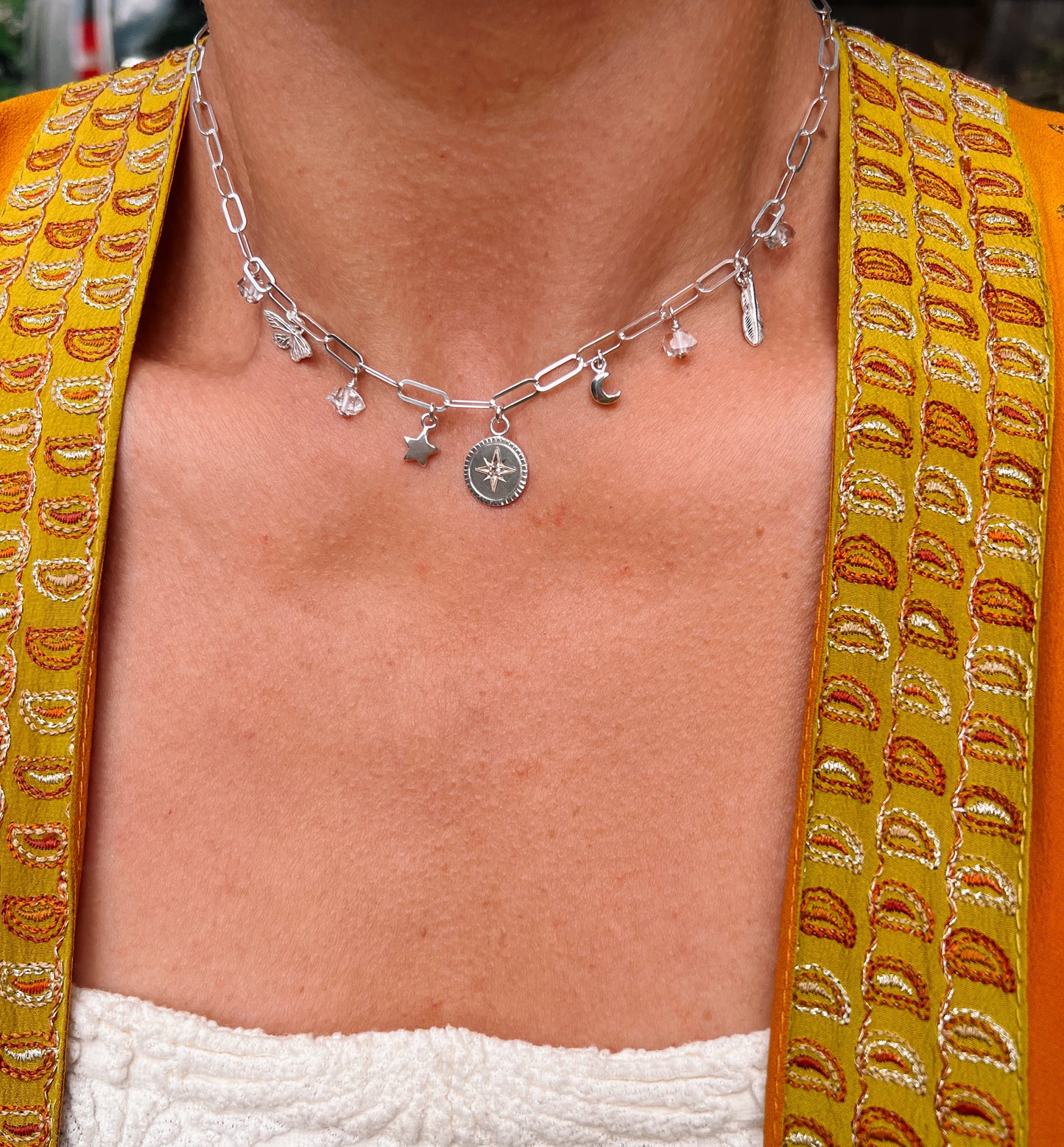Flora Luna Charm Necklace
