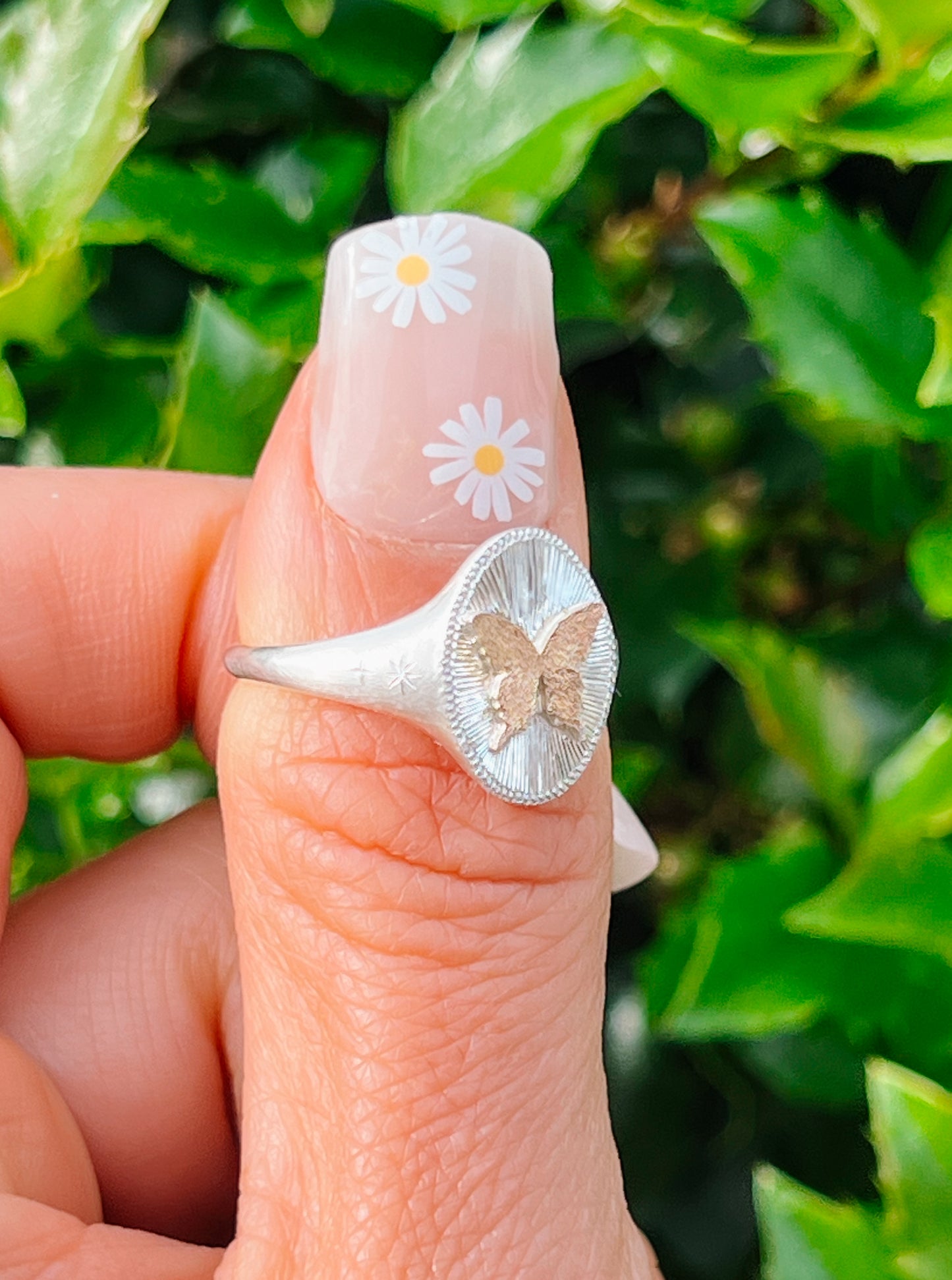 Gilded Butterfly Signet