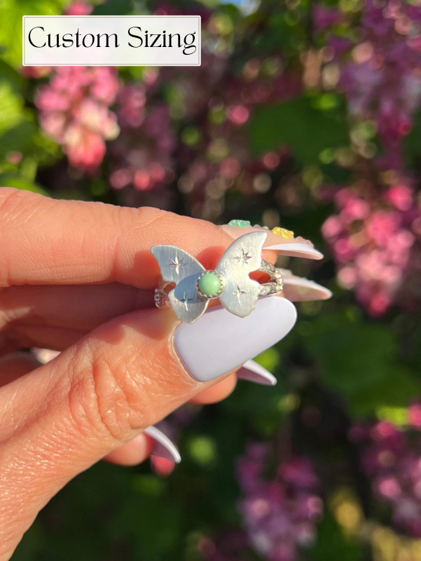 Butterfly Variscite Ring