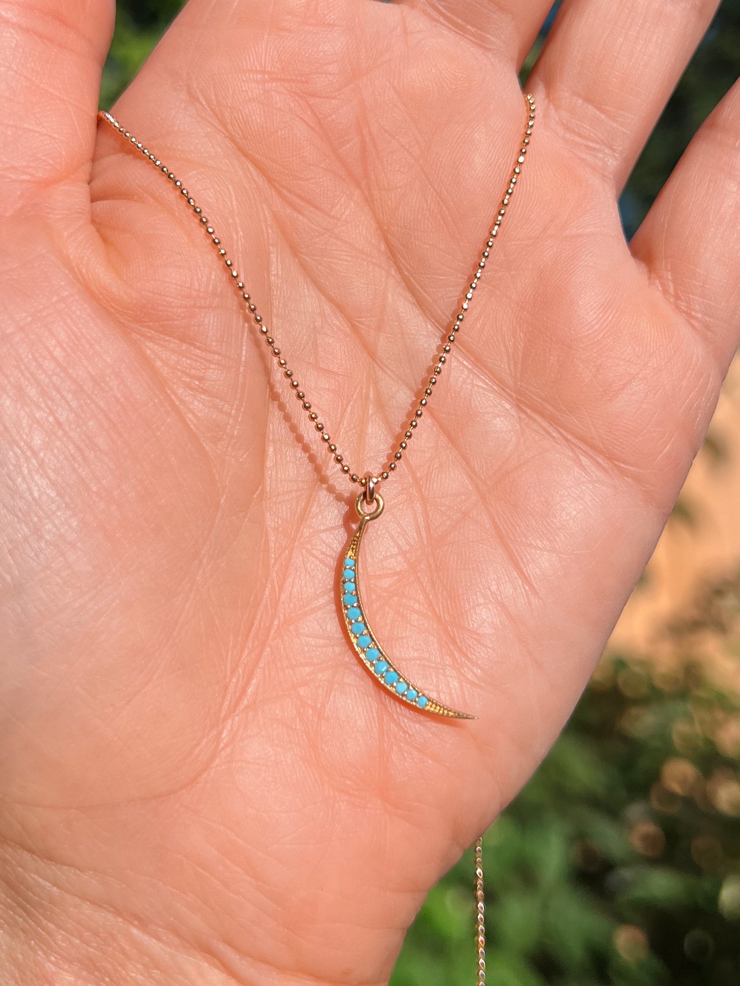 Pave Crescent Moon