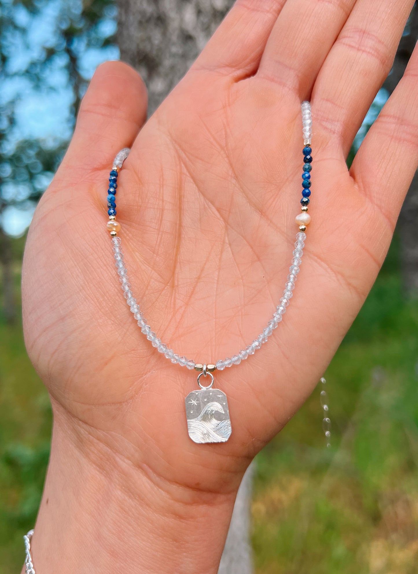 Mermaid Beaded Pendant