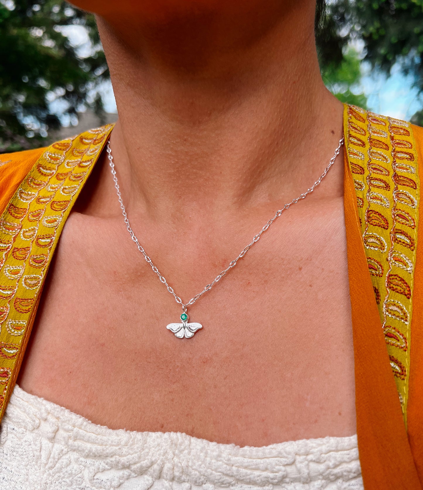 Luna Moth Pendant