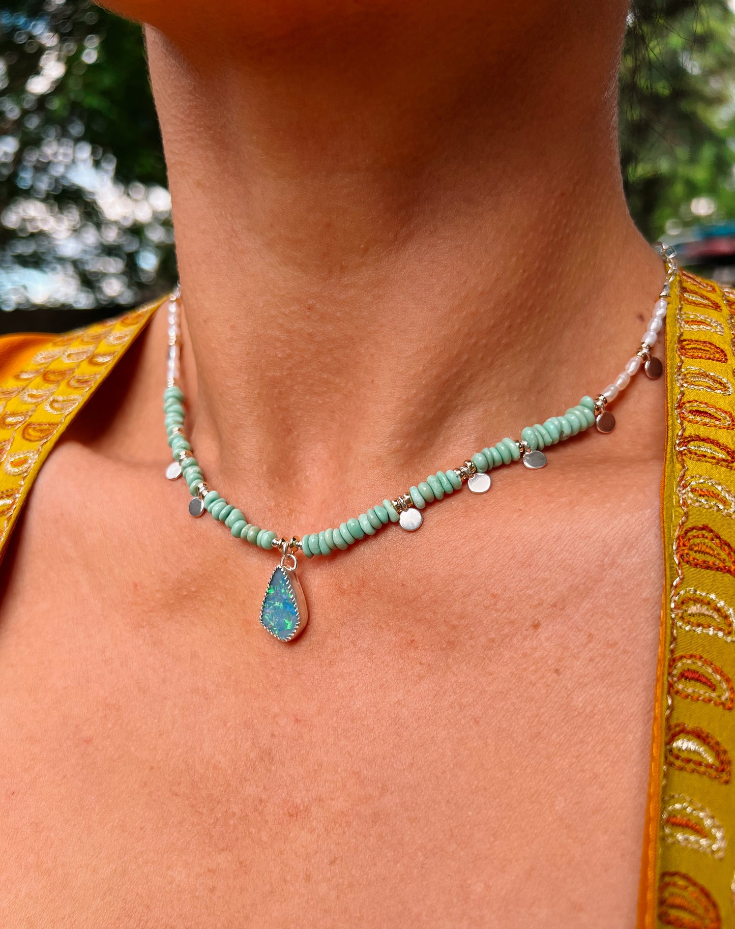 Fern Fairy Opal Necklace
