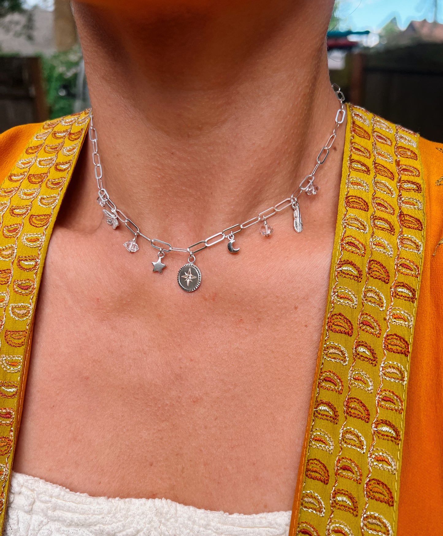 Flora Luna Charm Necklace