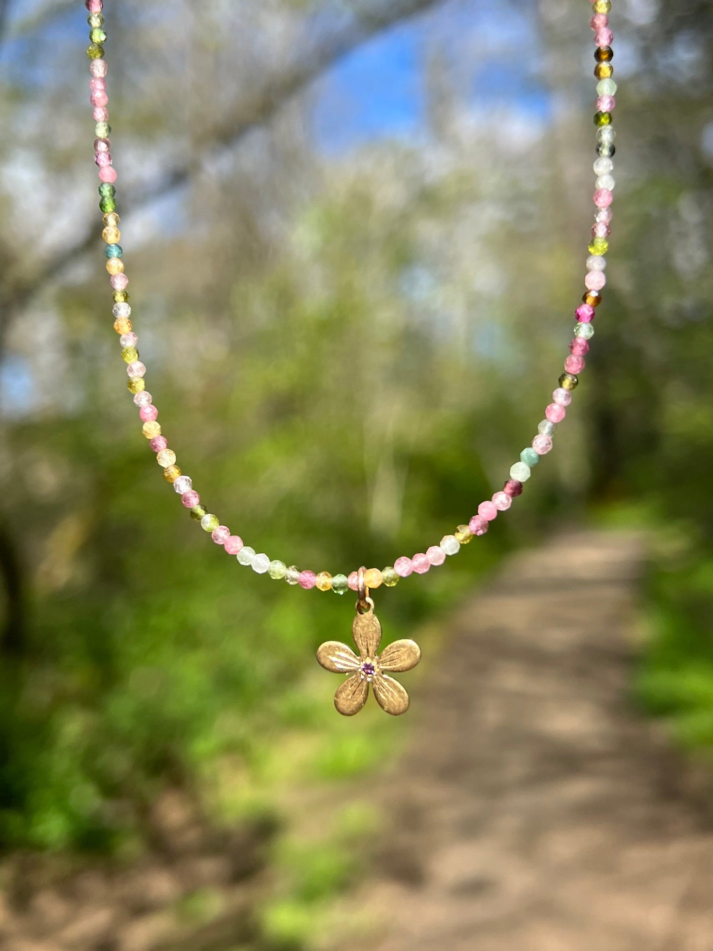 Wildflower Beaded Choker