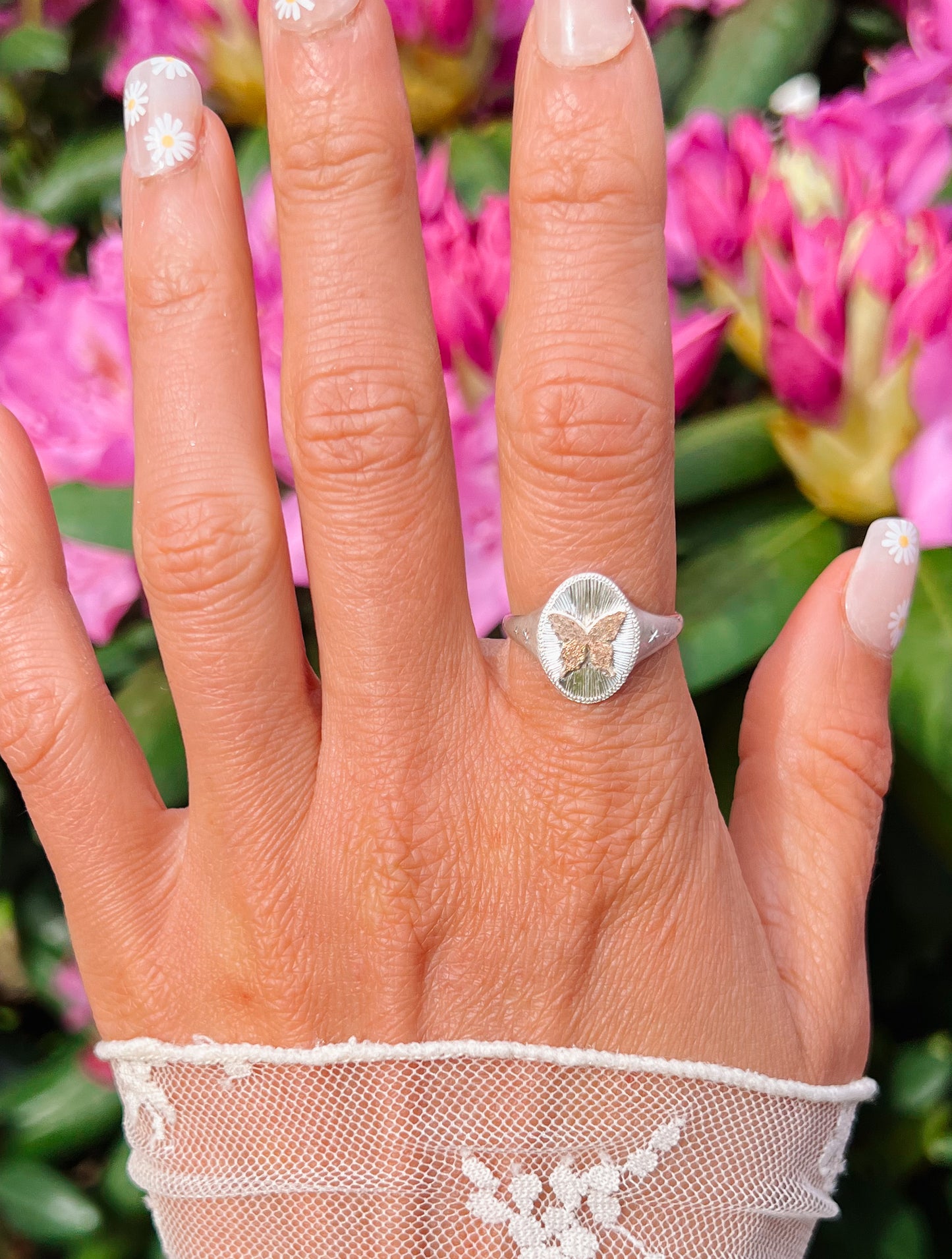 Gilded Butterfly Signet