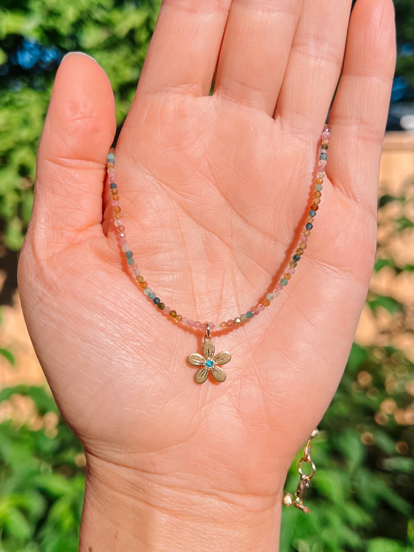 Wildflower Beaded Choker