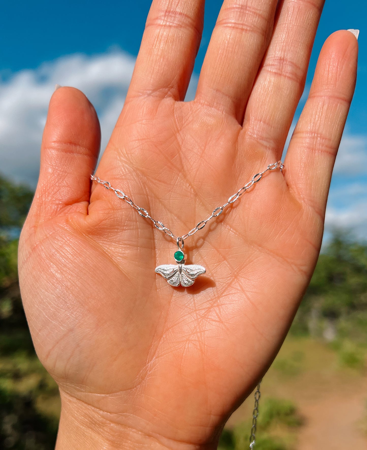 Luna Moth Pendant