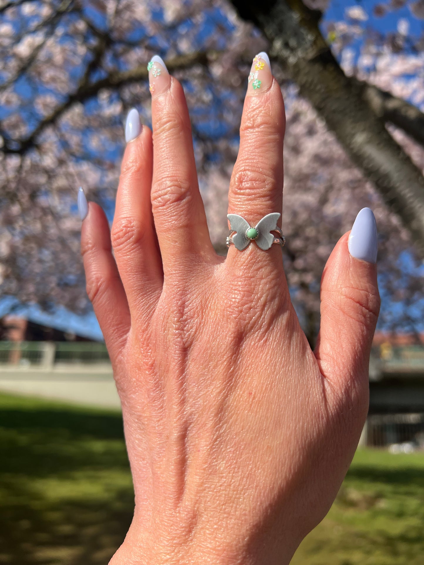 Butterfly Variscite Ring