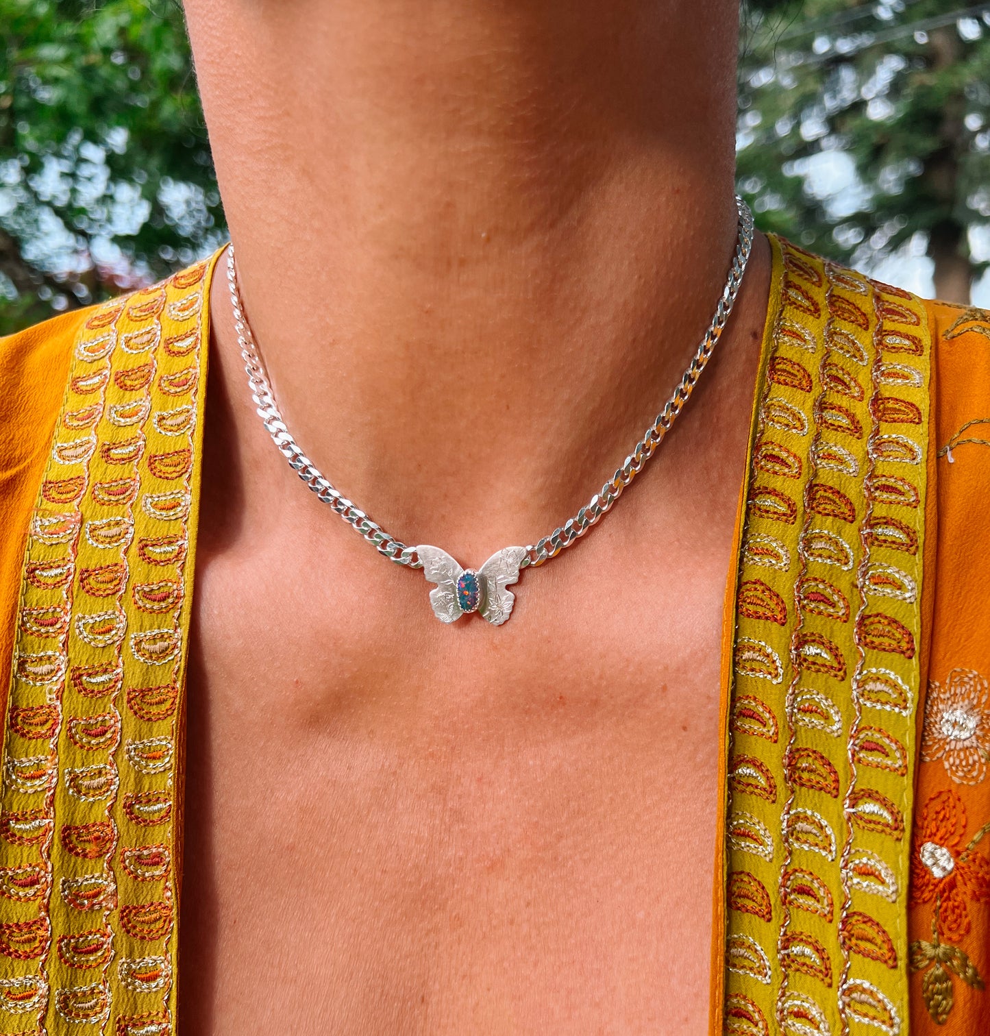 Papillon Opal Choker