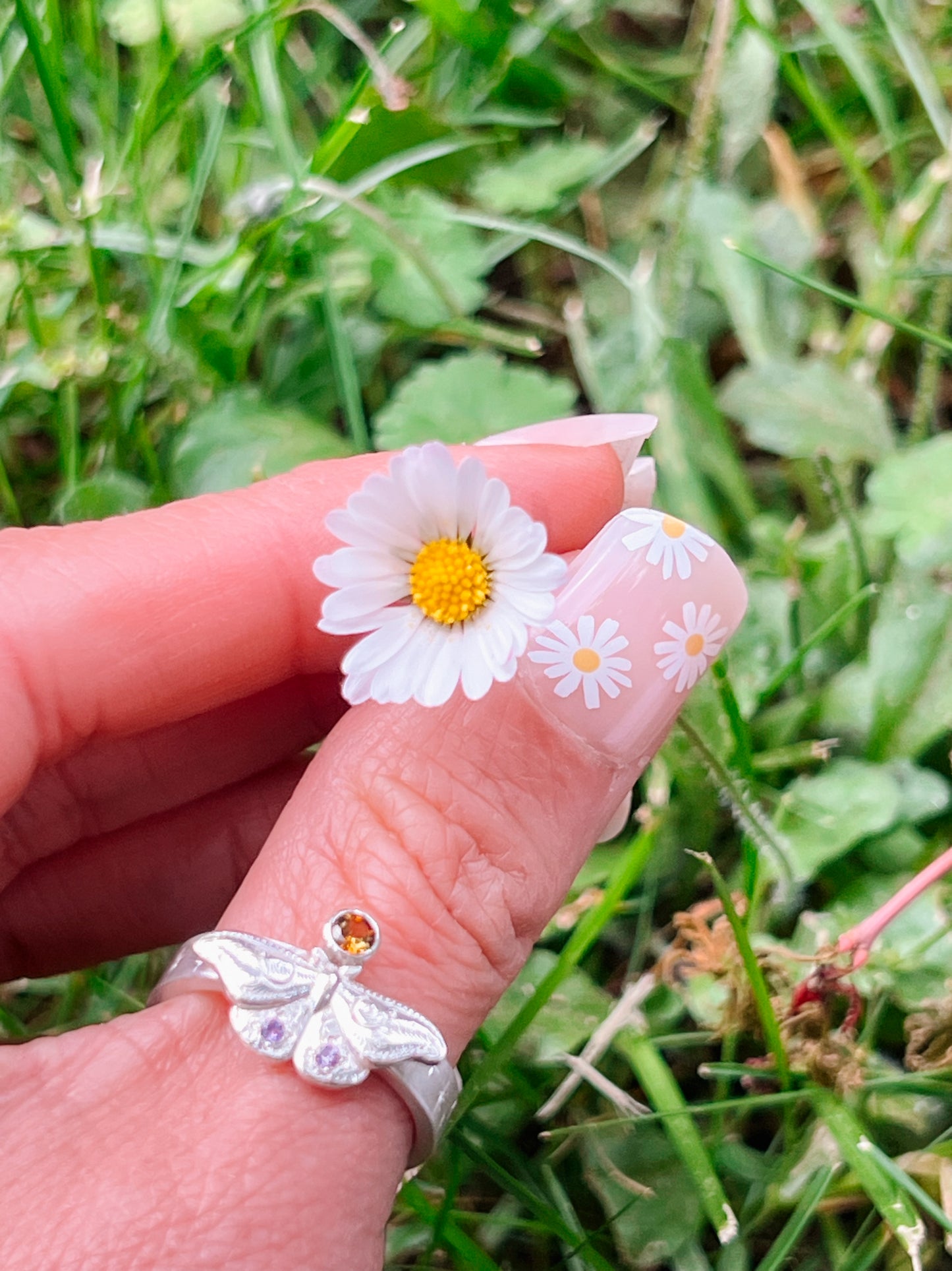 Luna Moth Ring