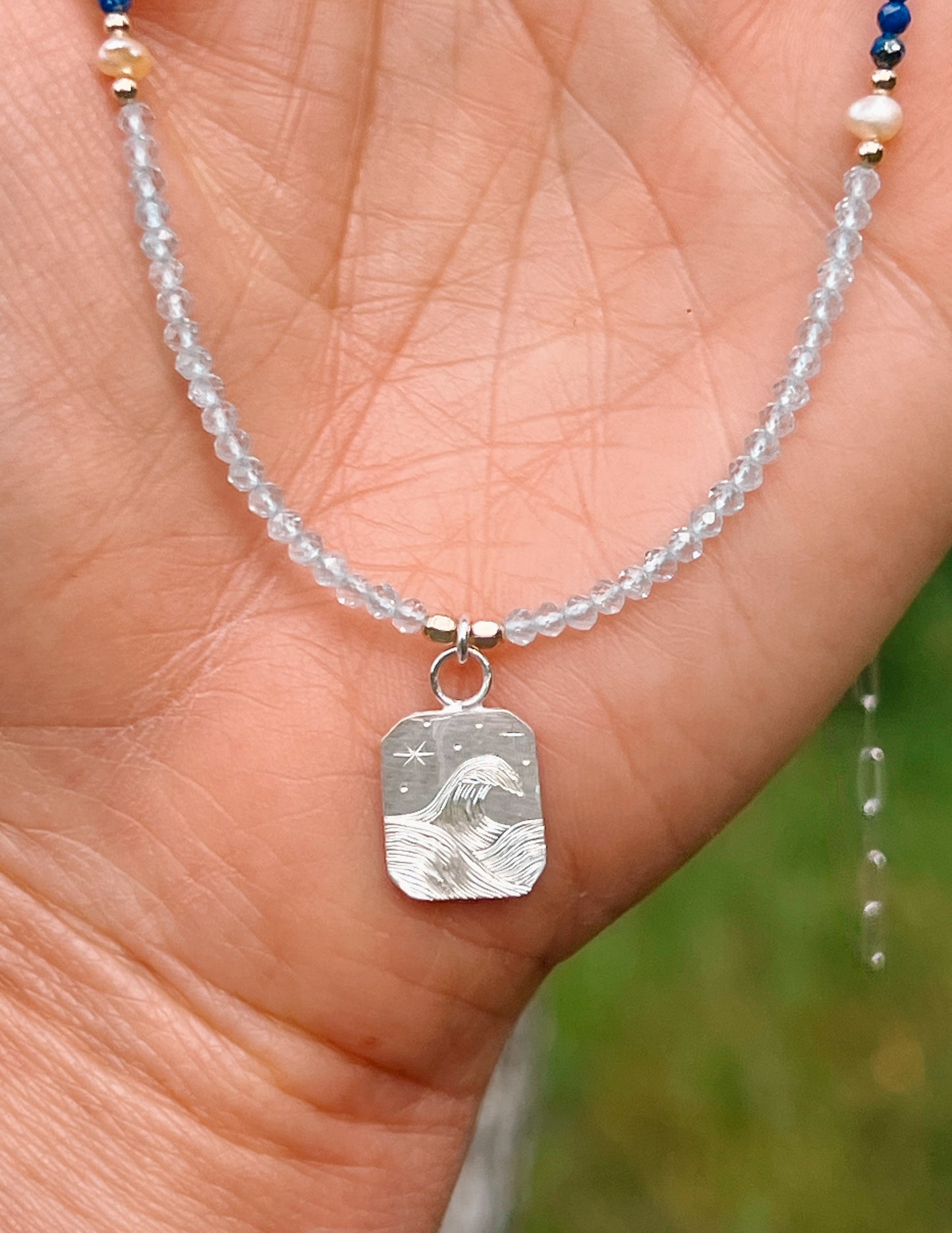 Mermaid Beaded Pendant