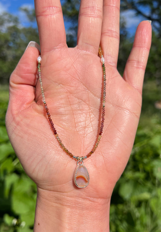 Dewdrop Agate Necklace