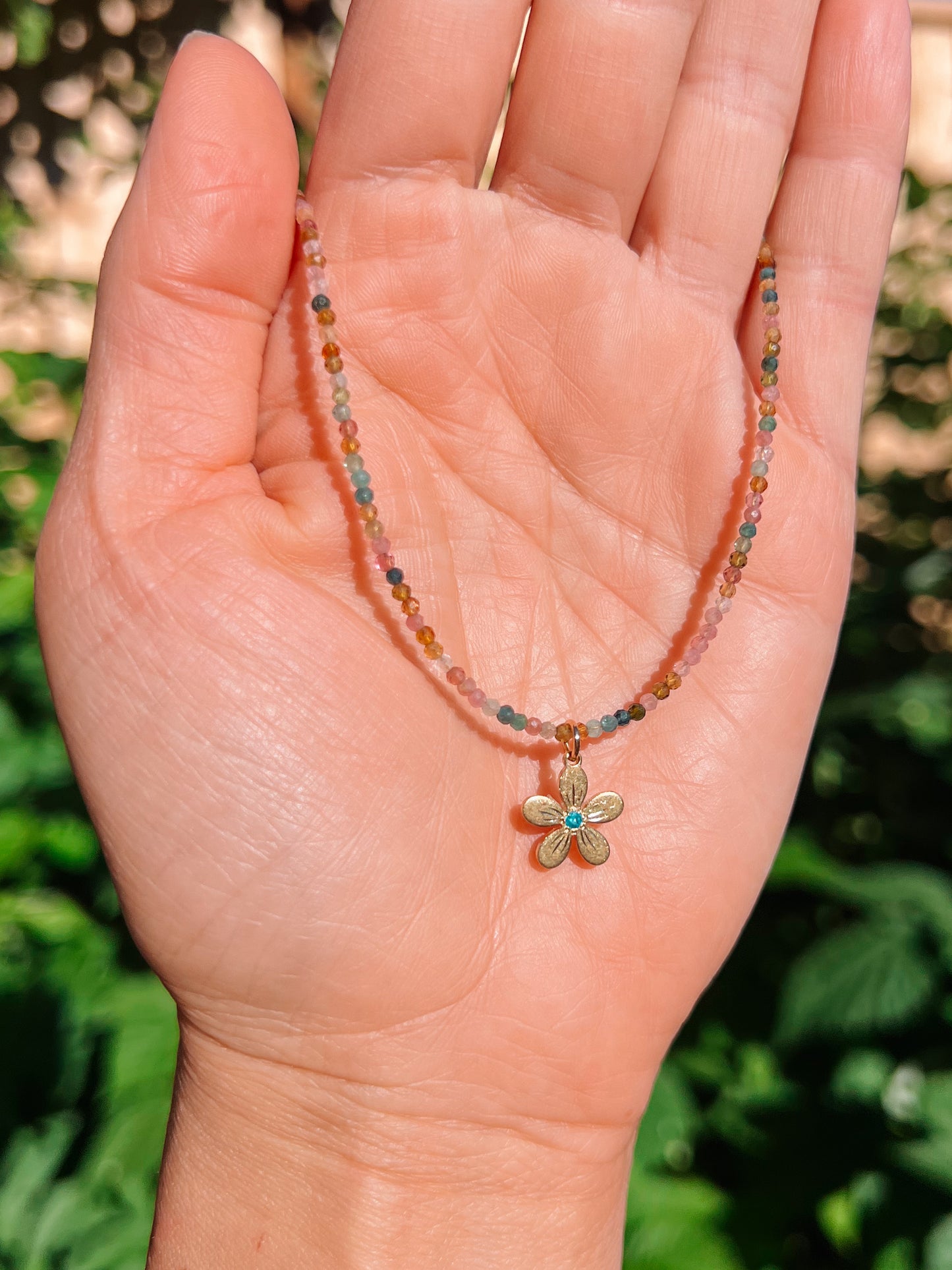 Wildflower Beaded Choker