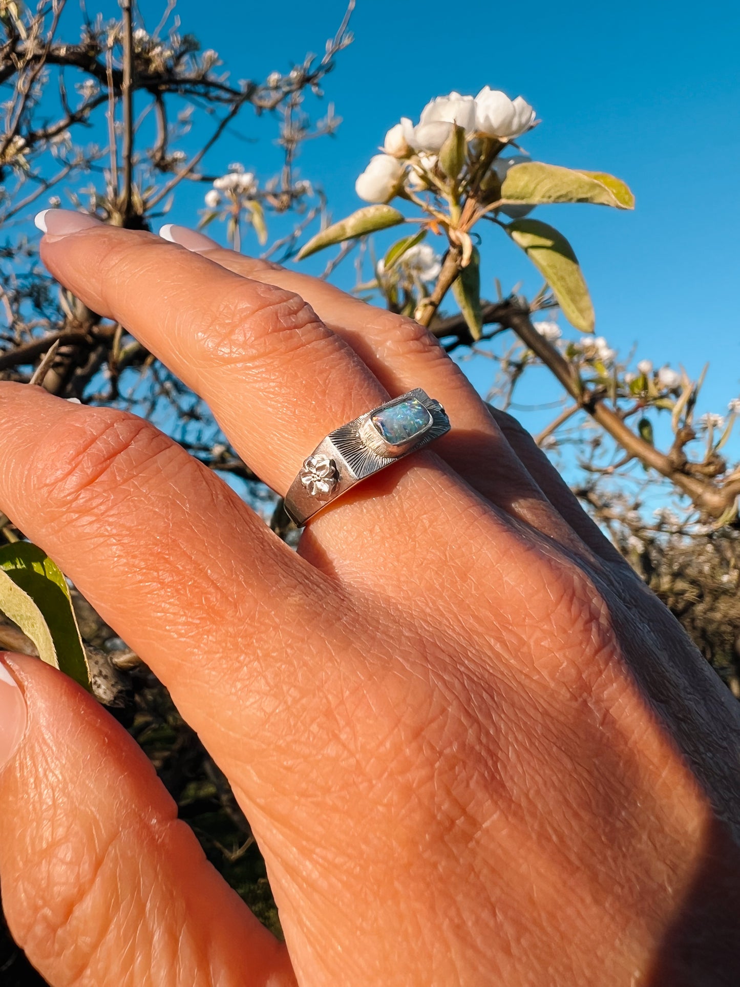 Opal Blossoms Signet