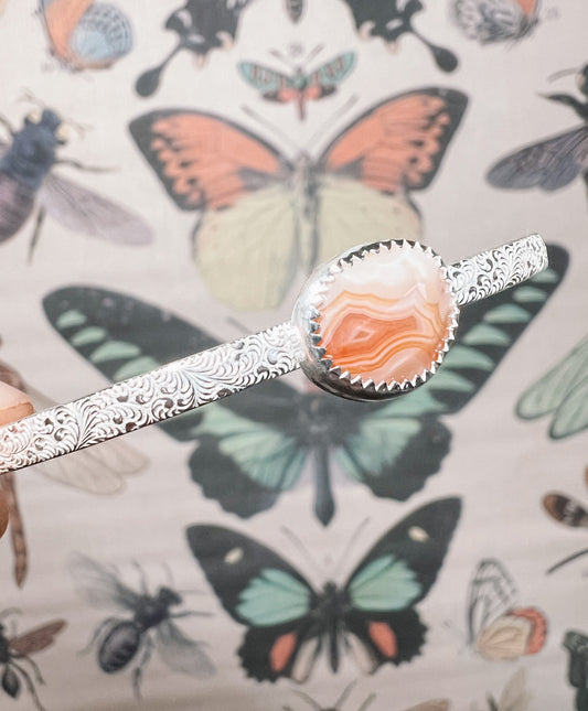 Lace Agate Cuff