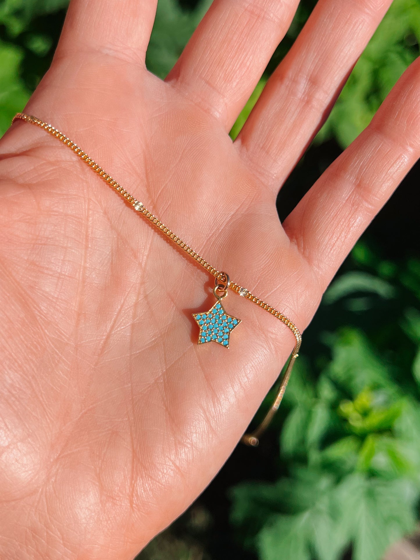 Pave Star Necklace