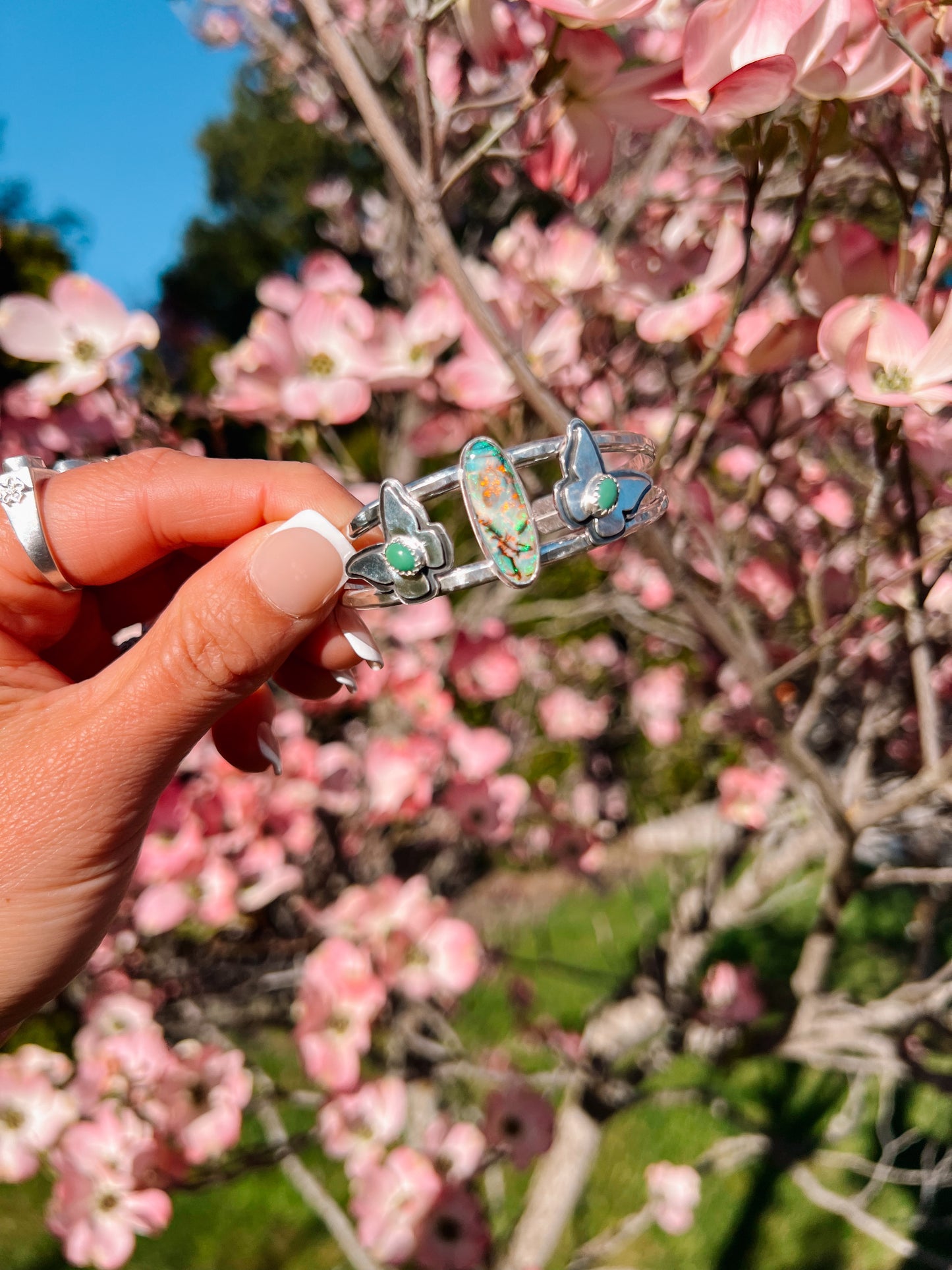 Monarch Opal Statement Cuff