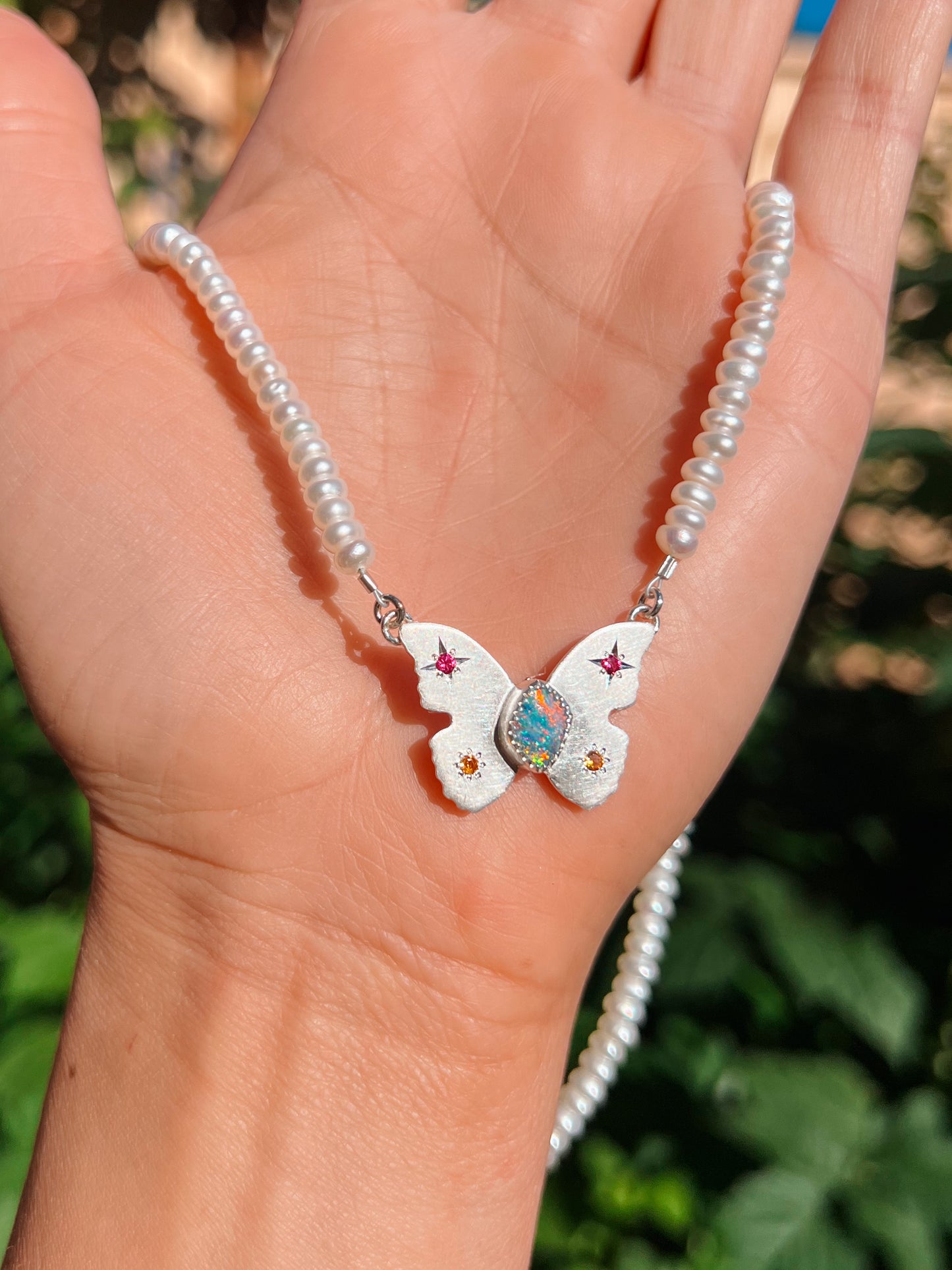 Papillon Pearl Necklace