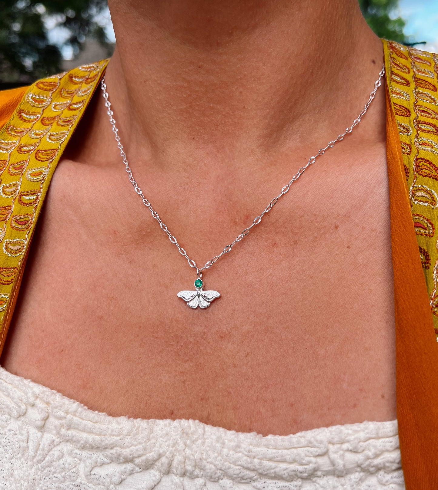 Luna Moth Pendant