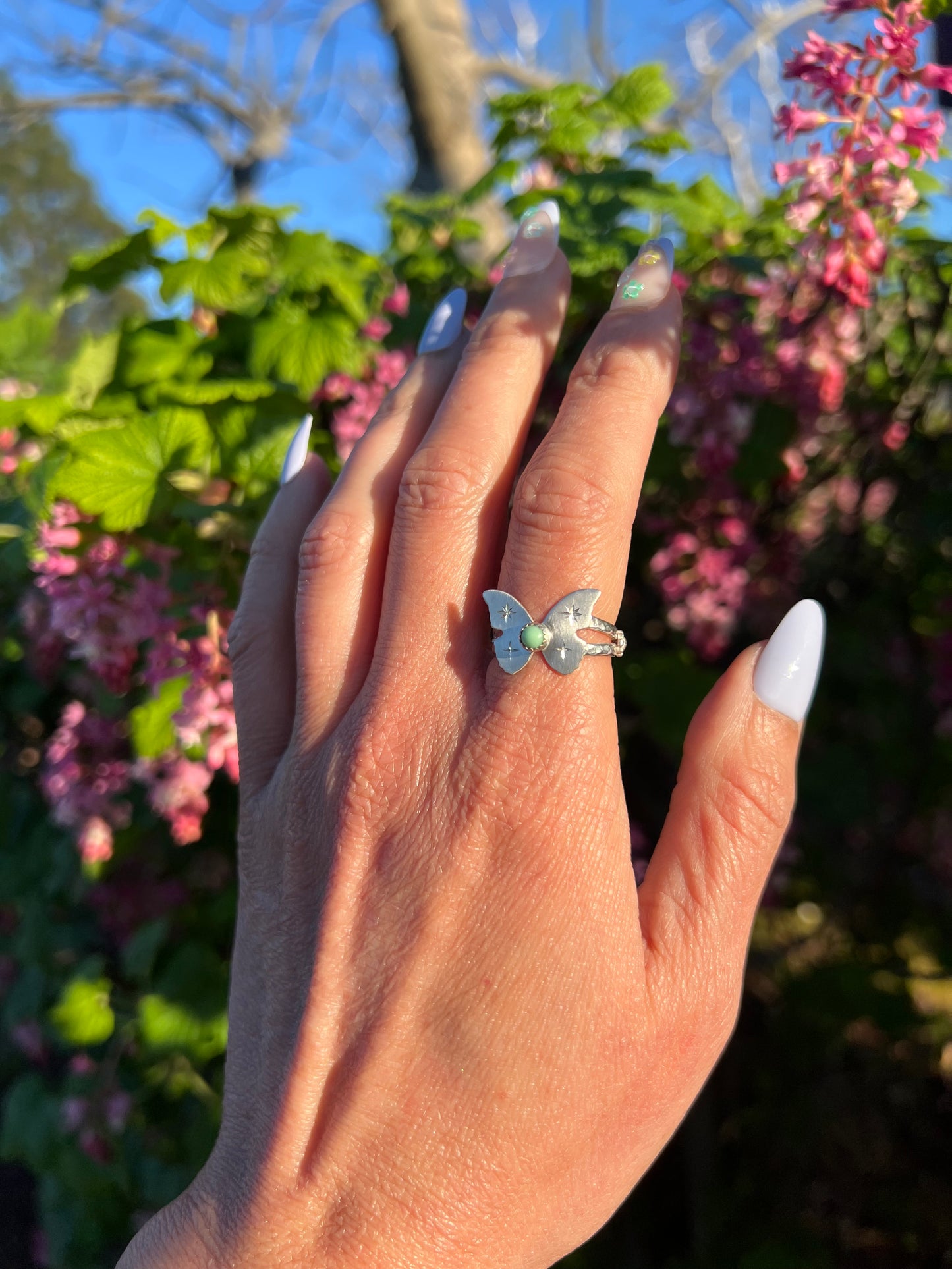 Butterfly Variscite Ring