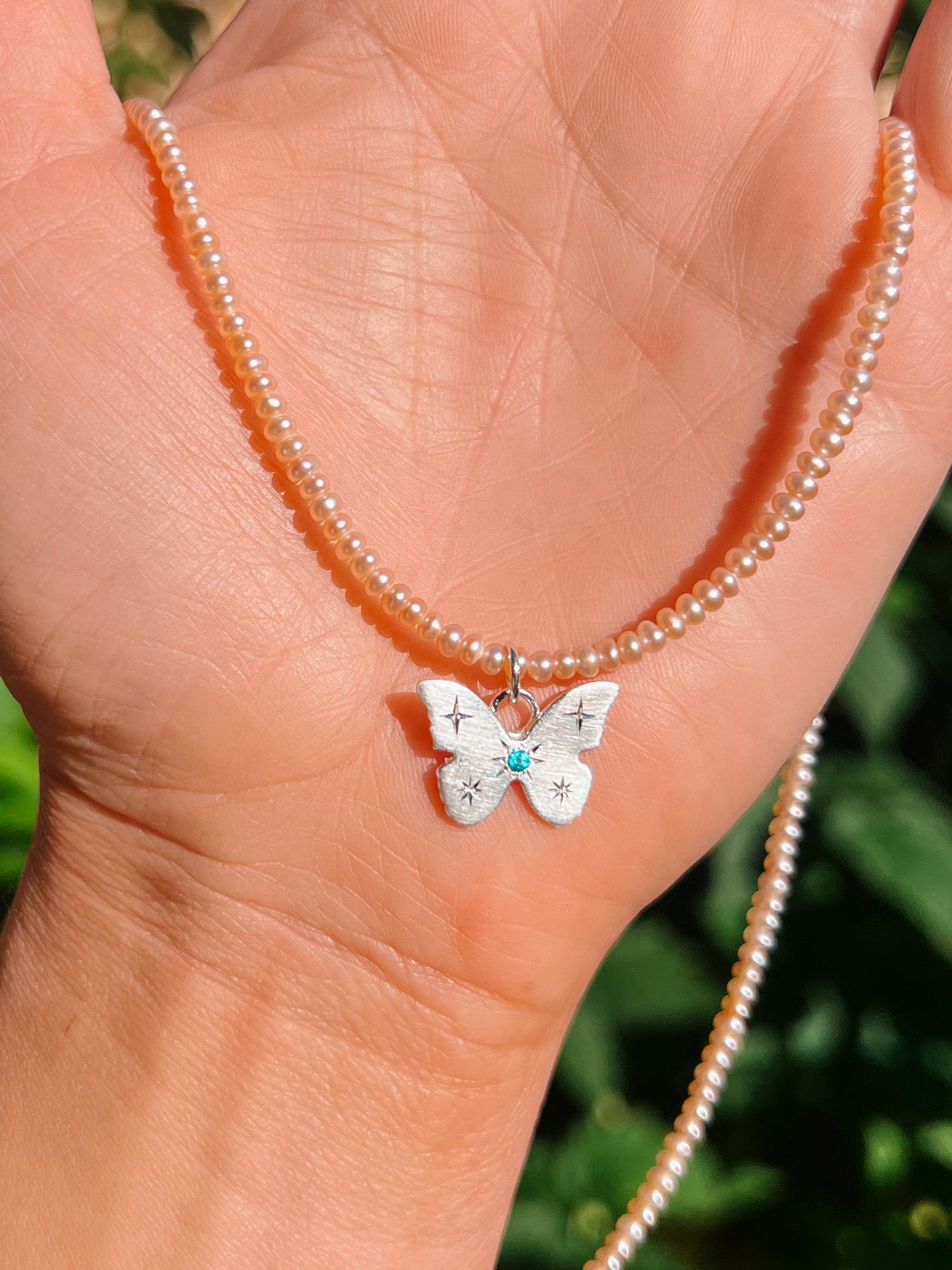 Dewdrop Pearl Butterfly