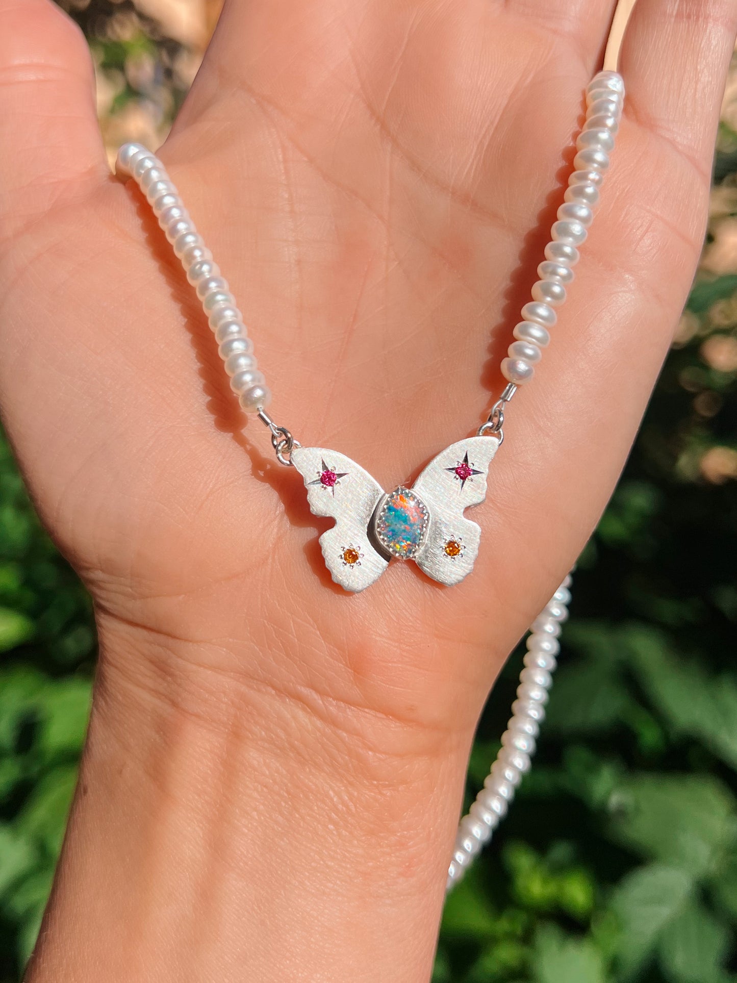 Papillon Pearl Necklace