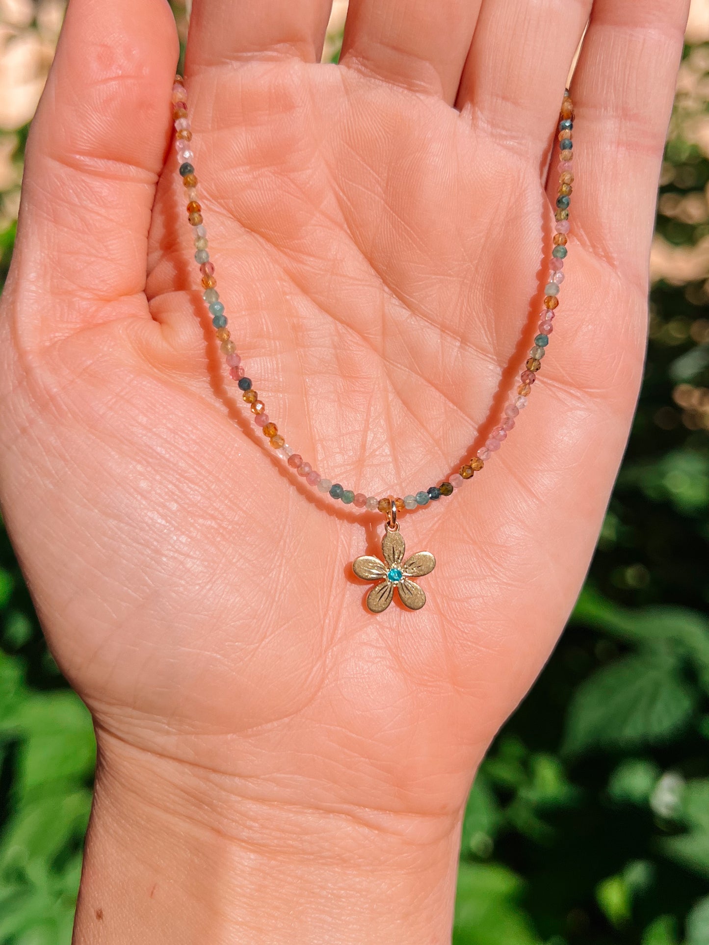 Wildflower Beaded Choker