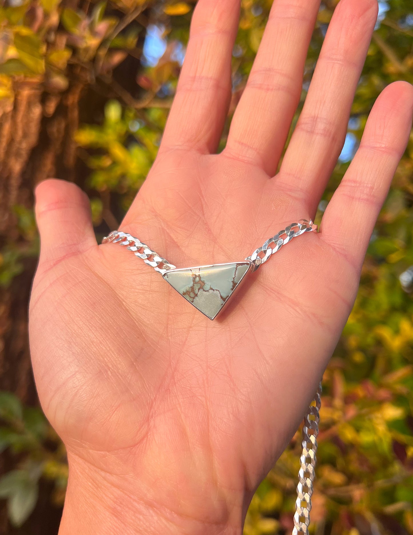 Turquoise Curb Necklace