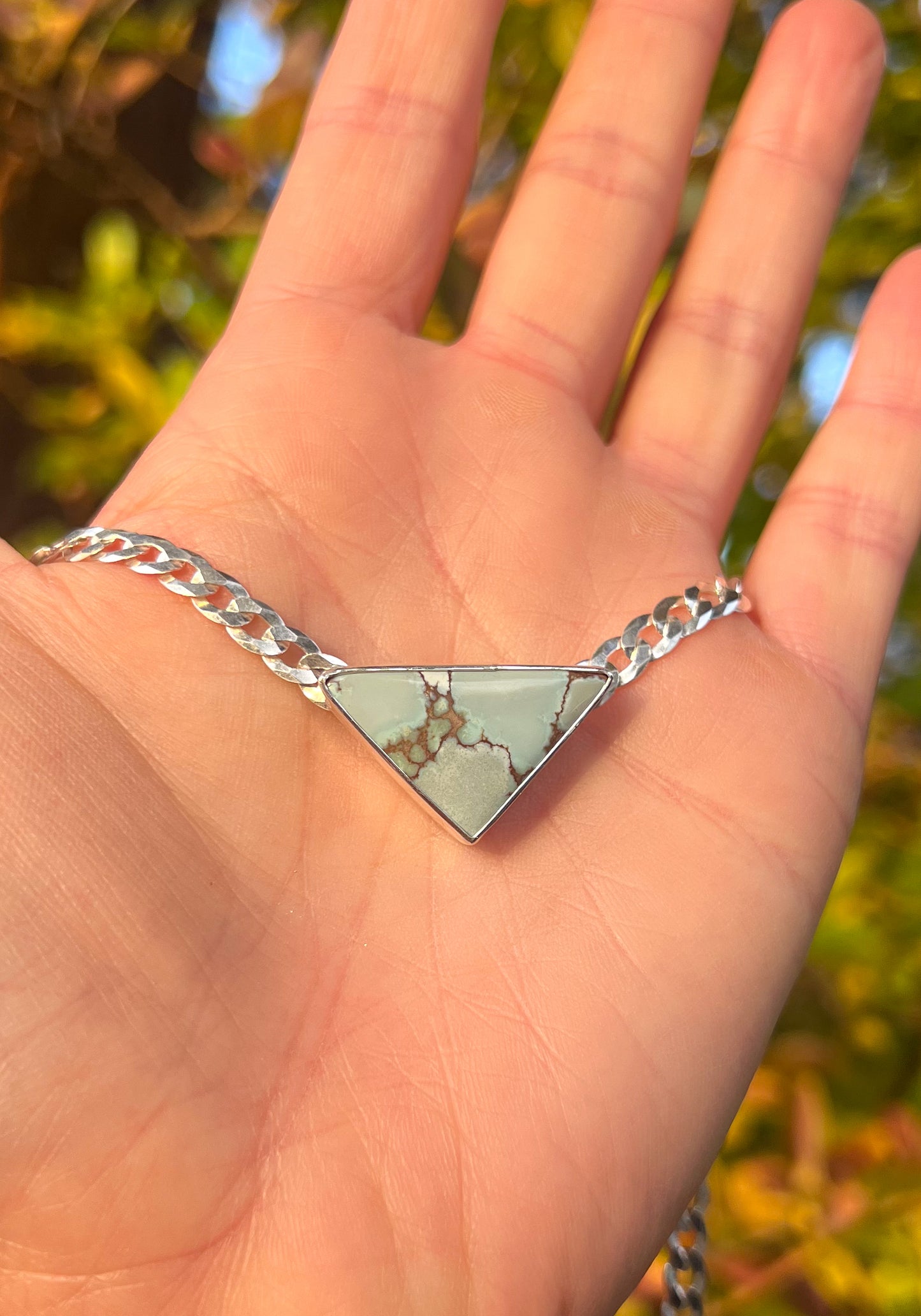 Turquoise Curb Necklace