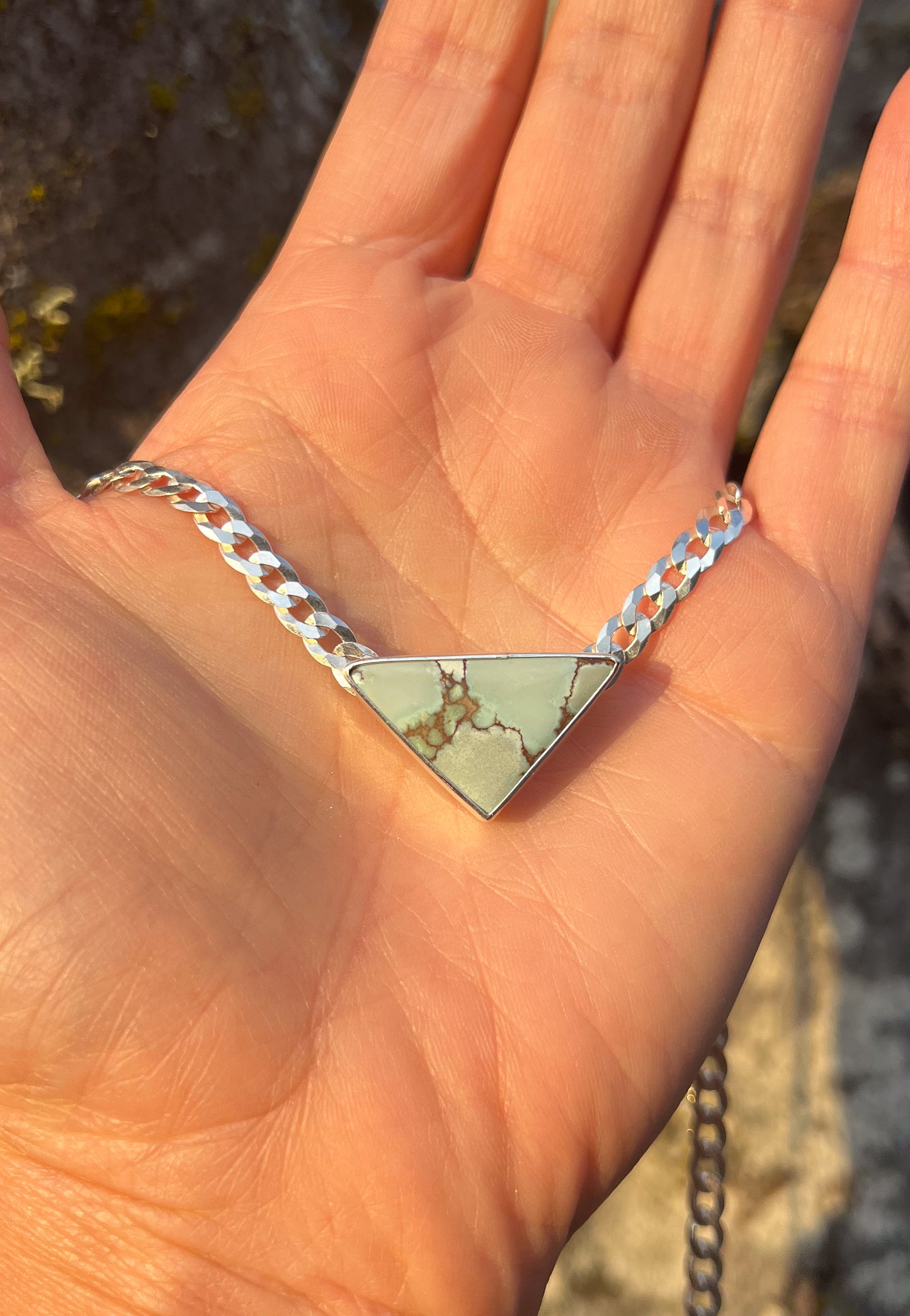 Turquoise Curb Necklace