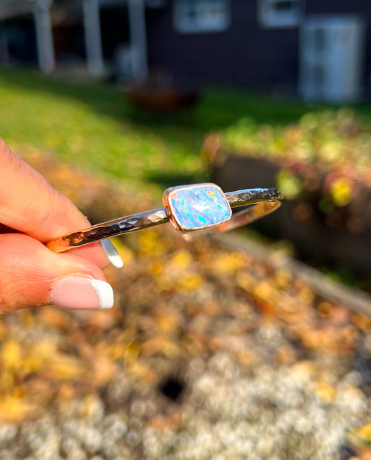 Opal Stack Cuff Gold Filled