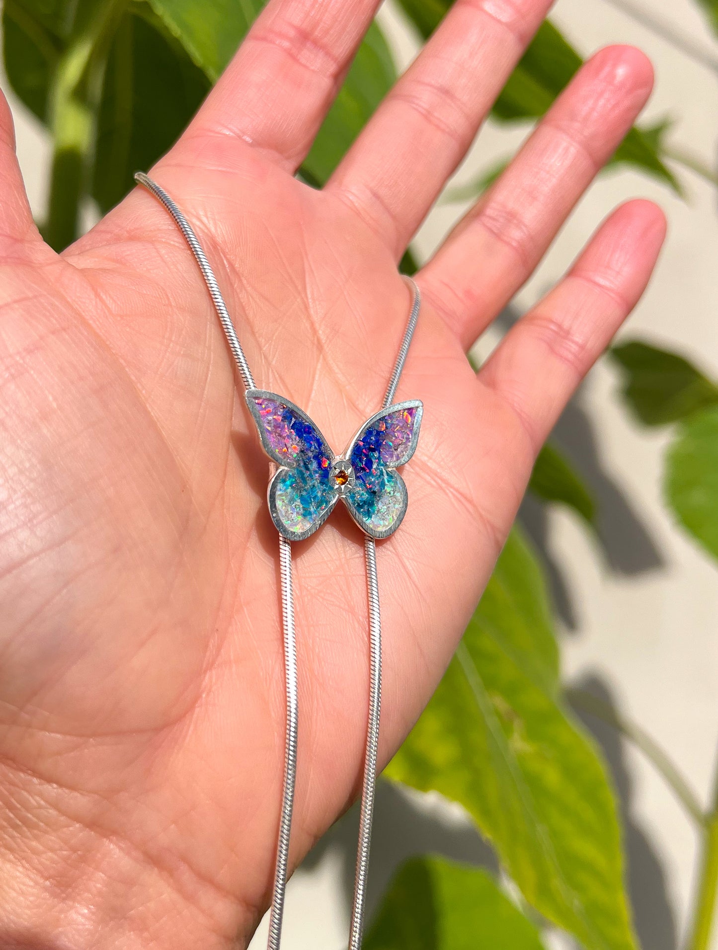 Butterfly Inlay Bolo