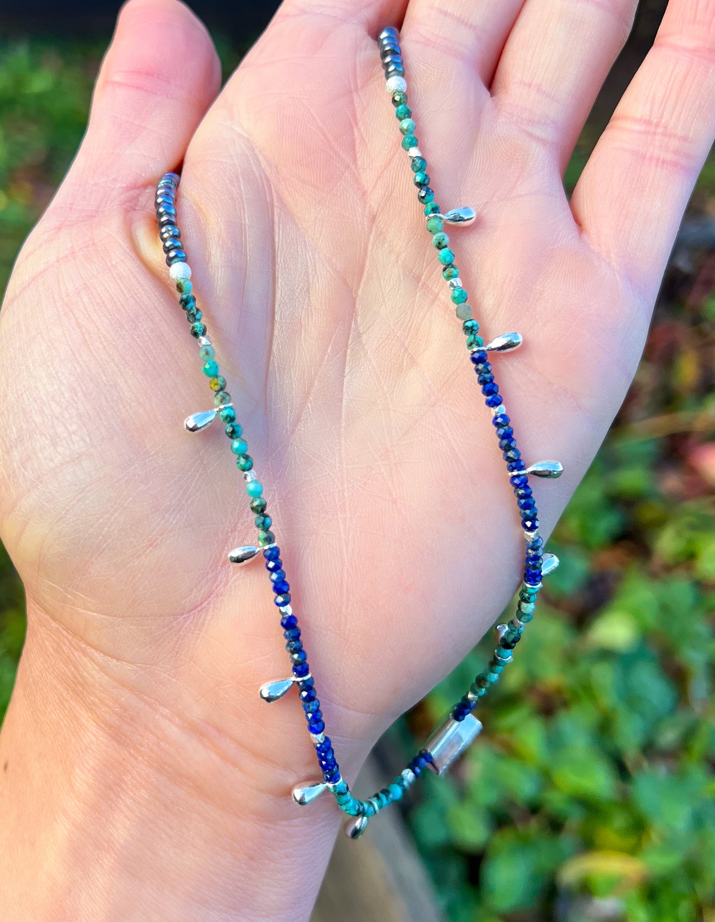 Druzy Chrysocolla Pendant