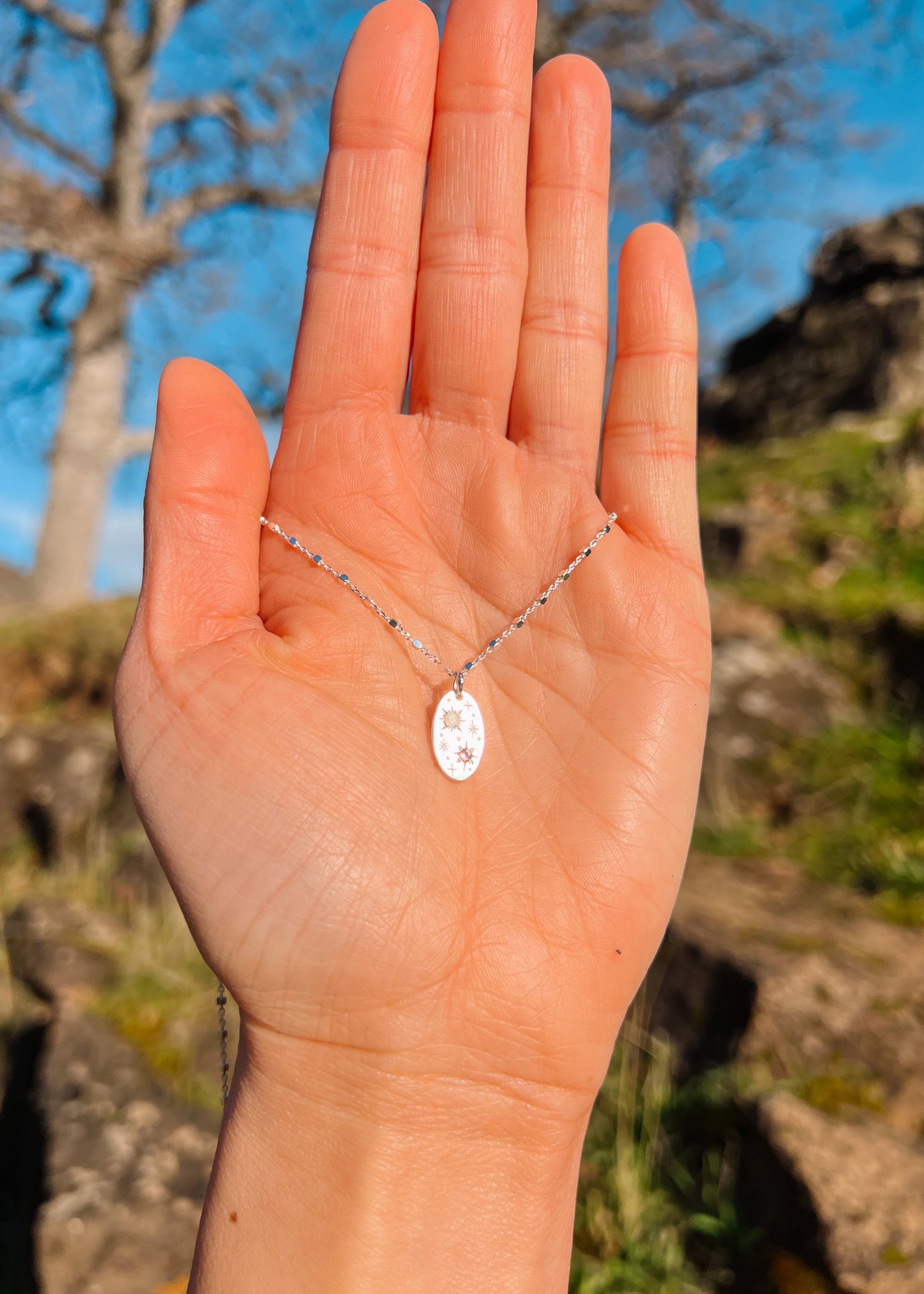 Opal and Tourmaline Starizzi Pendant