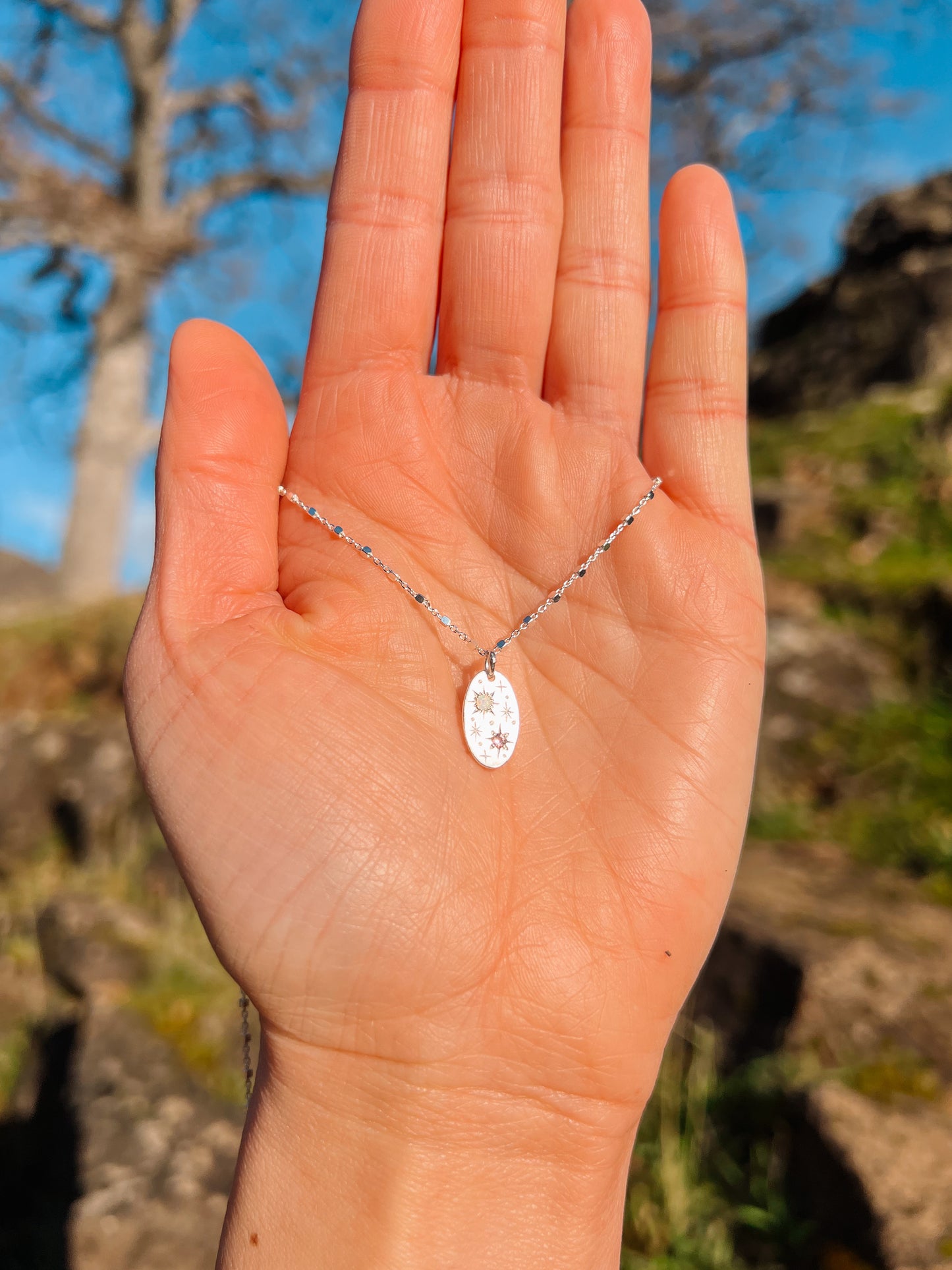 Opal and Tourmaline Starizzi Pendant