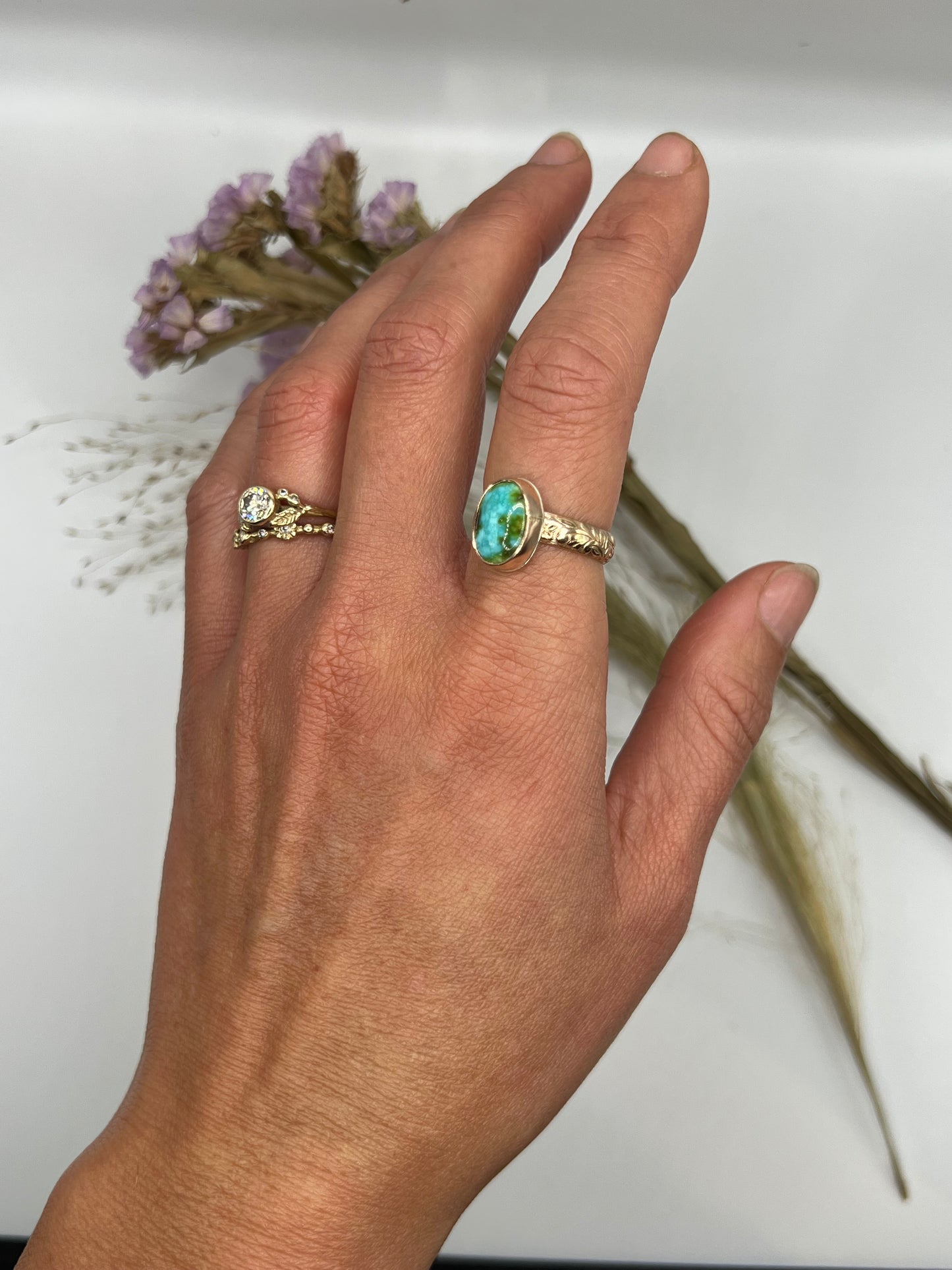 Sonoran Gold Turquoise Ring